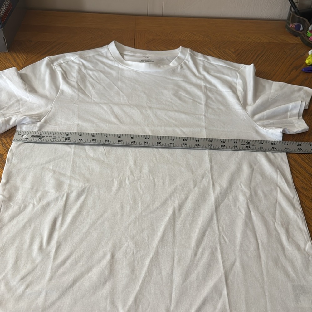 H&M White Men's T-Shirt - Picture 6 of 8
